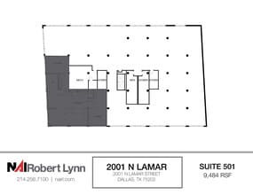 2001 N Lamar St, Dallas, TX for lease Floor Plan- Image 1 of 1
