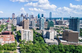 2323 Cedar Springs Rd, Dallas, TX - AERIAL  map view
