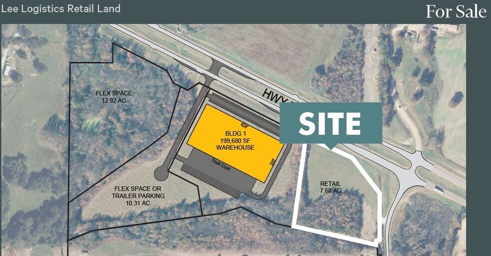 0 Hwy 72, Byhalia, MS à vendre - Photo du bâtiment - Image 2 de 3