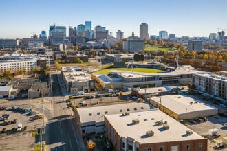 1001 3rd Ave N, Nashville, TN - AERIAL map view