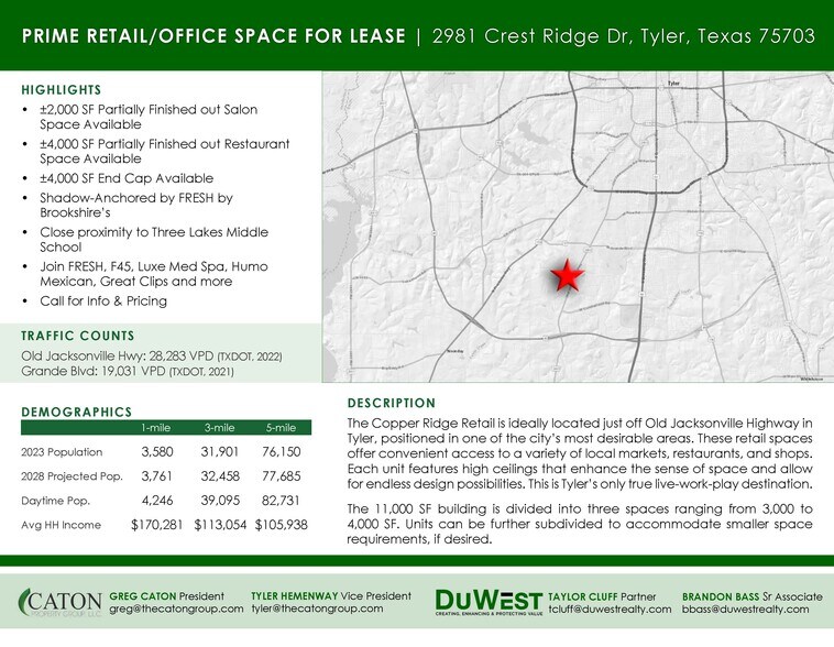 6961 Arbor Ridge Dr, Tyler, TX à louer - Photo du bâtiment - Image 2 de 6