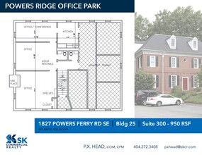 1827 Powers Ferry Rd SE, Atlanta, GA à louer Plan de site- Image 1 de 1