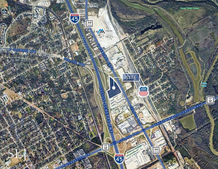 8001 S Central Expy, Dallas, TX à vendre - Aérien - Image 2 de 5