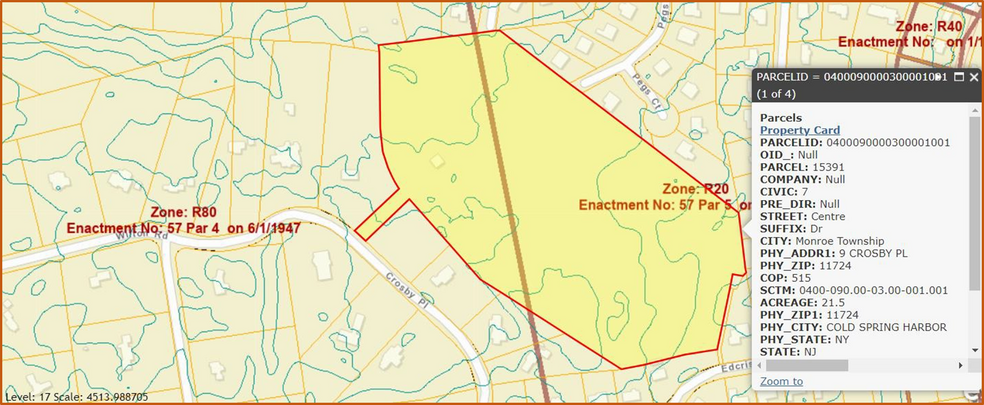 9 Crosby Pl, Cold Spring Harbor, NY for sale - Plat Map - Image 2 of 4