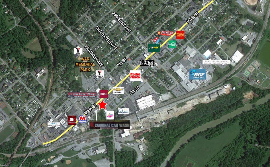 637 Main, Altavista, VA à vendre - Photo du bâtiment - Image 2 de 3