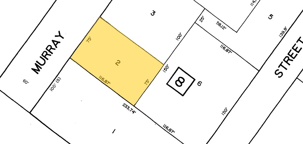 41 Murray St, Rahway, NJ à louer - Plan cadastral - Image 2 de 10