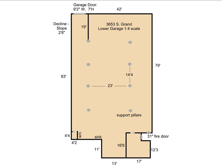 3651-3655 S Grand Blvd, Saint Louis, MO à louer - Plan d’étage - Image 3 de 5
