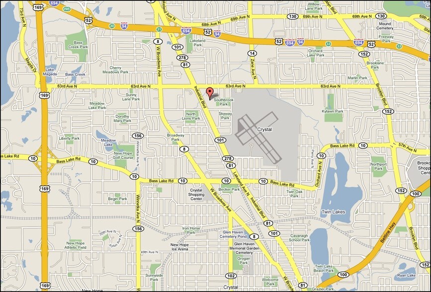 6224 Lakeland Ave, Brooklyn Park, MN à louer - Aérien - Image 3 de 3