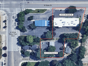 3131 W State St, Boise, ID - aerial  map view