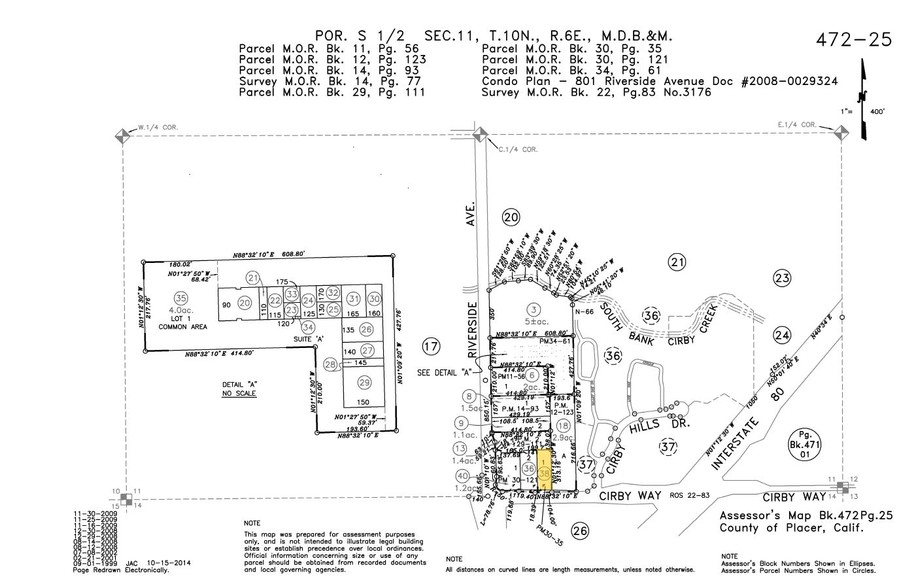 965 Riverside Ave, Roseville, CA à vendre - Plan cadastral - Image 1 de 1