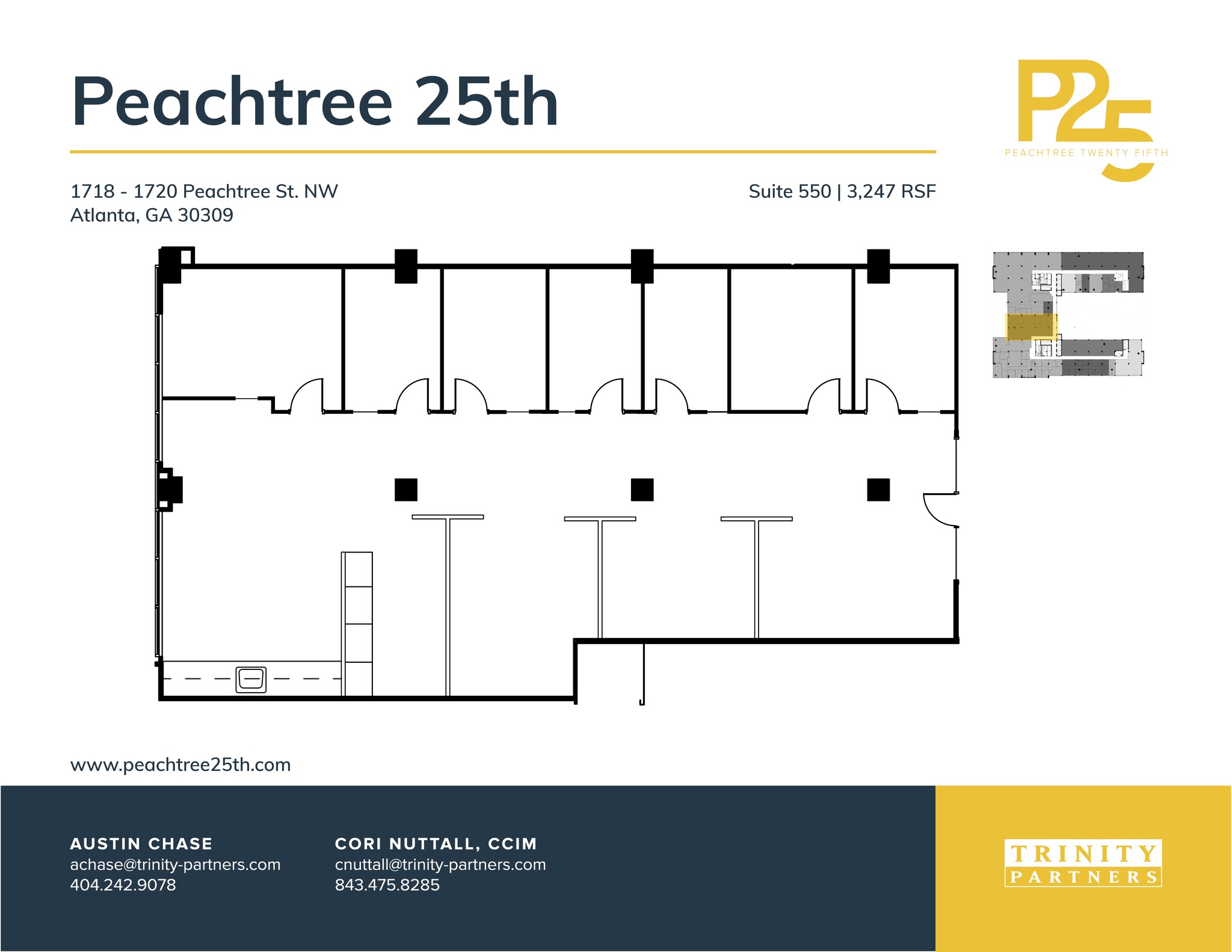 1718-1720 NW Peachtree St, Atlanta, GA for lease Site Plan- Image 1 of 1