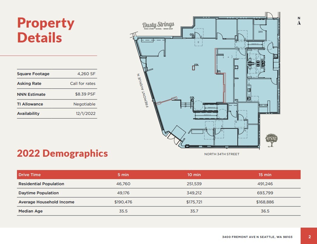3400 Fremont Ave N, Seattle, WA for lease Floor Plan- Image 1 of 1