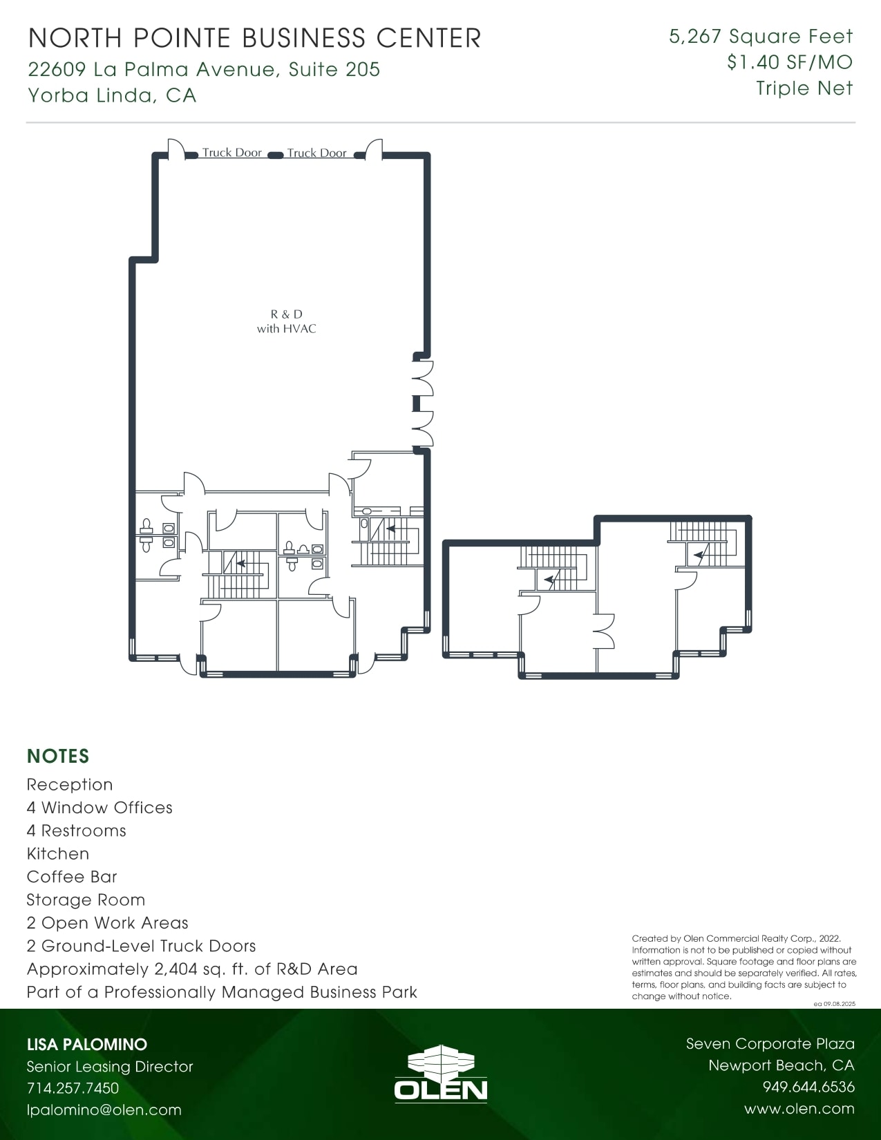22609 La Palma Ave, Yorba Linda, CA for lease Interior Photo- Image 1 of 1
