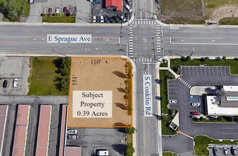 16224 E Sprague Ave, Spokane Valley, WA - AERIAL  map view