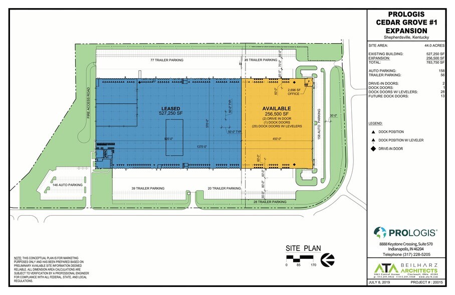 700 Omega Pky, Shepherdsville, KY à louer - Plan de site - Image 2 de 6