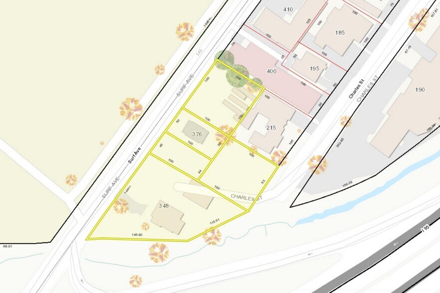 Surf Avenue Portfolio portefeuille de 5 propriétés à vendre sur LoopNet.ca - Plan cadastral - Image 3 de 5
