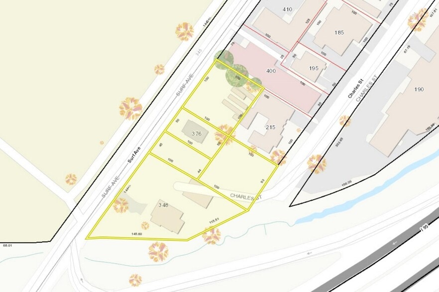 Surf Avenue Portfolio portfolio of 5 properties for sale on LoopNet.ca - Plat Map - Image 3 of 5