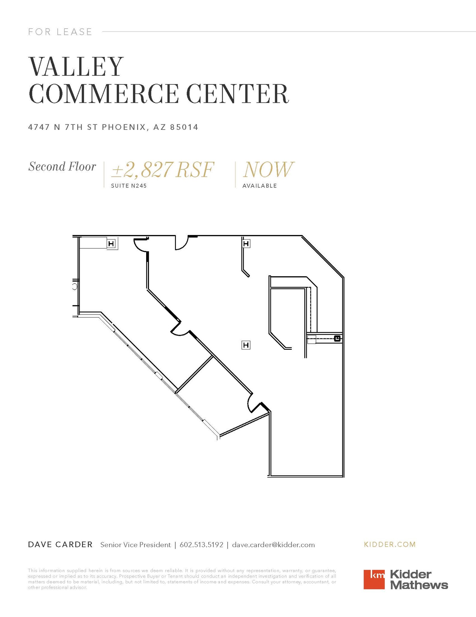 4745 N 7th St, Phoenix, AZ for lease Floor Plan- Image 1 of 1