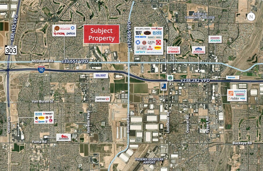 WNWC Bullard & McDowell Rd, Goodyear, AZ à louer - Photo du bâtiment - Image 1 de 3