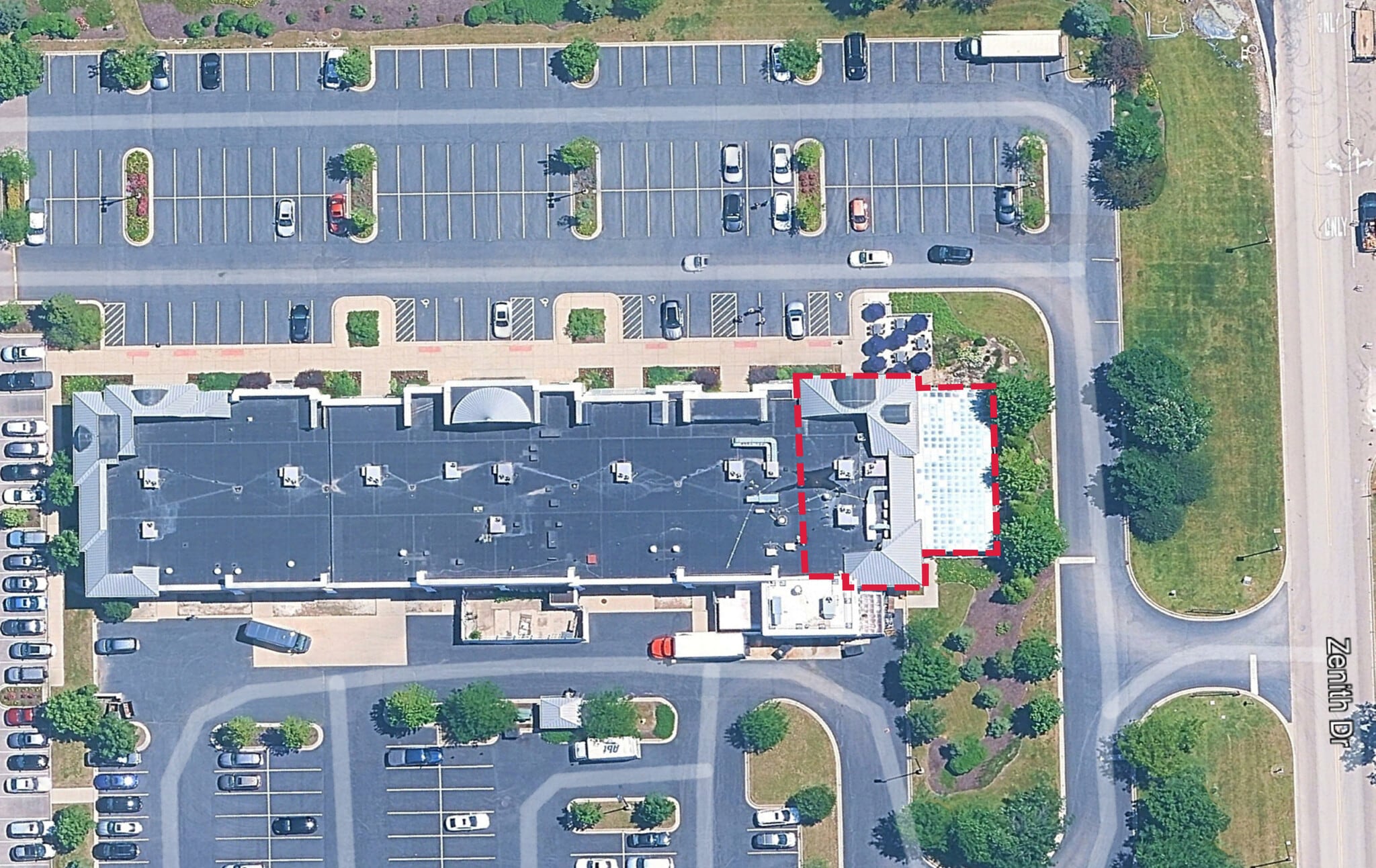 100 W Higgins Rd, South Barrington, IL for lease Aerial- Image 1 of 11