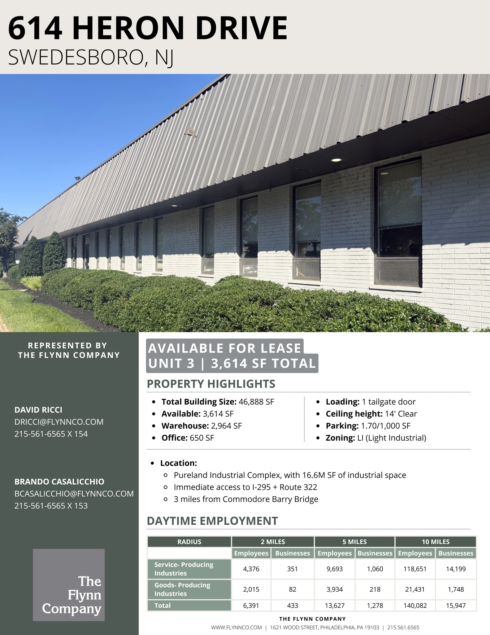 614 Heron Dr, Swedesboro, NJ for lease Site Plan- Image 1 of 1
