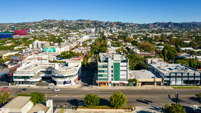 8455 Beverly Blvd, Los Angeles, CA - AÉRIEN  Vue de la carte