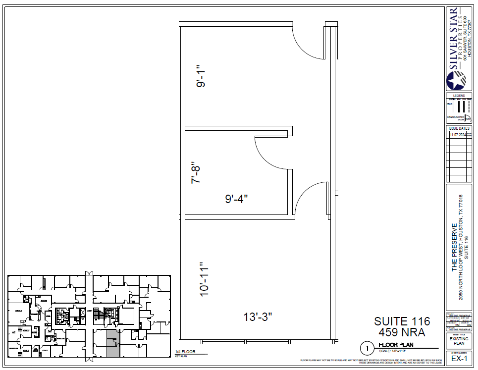 2000 N Loop Fwy W, Houston, TX à louer Plan d  tage- Image 1 de 1