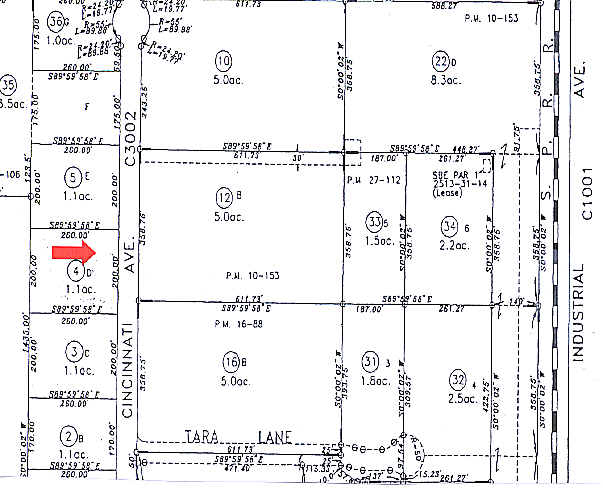 3630 Cincinnati Ave, Rocklin, CA for lease - Plat Map - Image 3 of 4