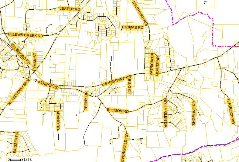 7251 US Highway 158, Stokesdale, NC à vendre - Plan cadastral - Image 1 de 1