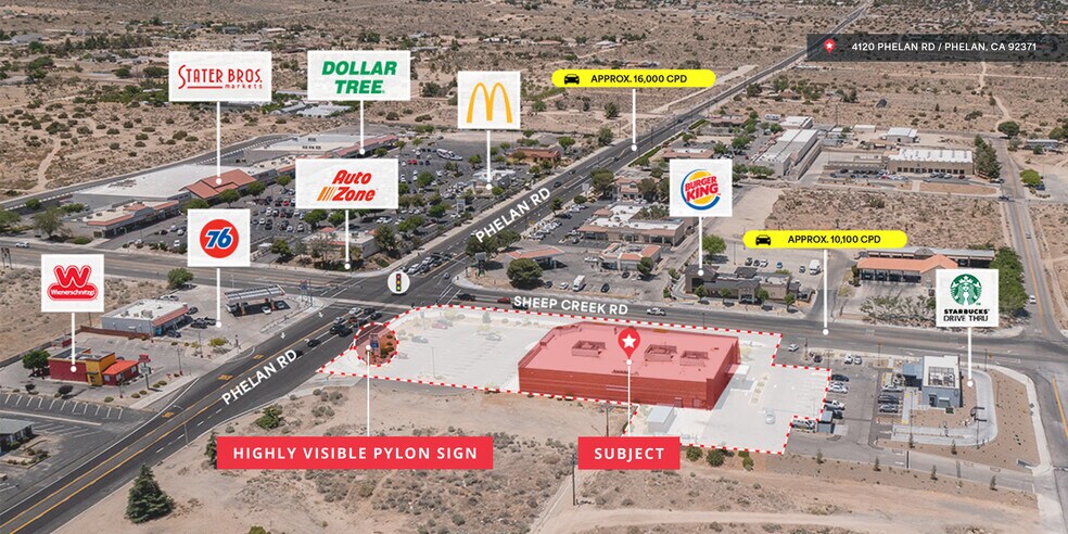 4120 Phelan Rd, Phelan, CA à louer - Photo du bâtiment - Image 2 de 2