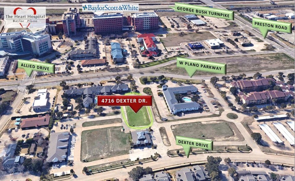 4716 Dexter Dr, Plano, TX à louer - Aérien - Image 2 de 20