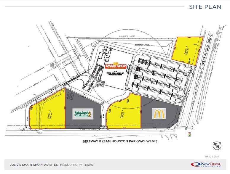 W Fuqua St, Houston, TX for lease - Site Plan - Image 3 of 3