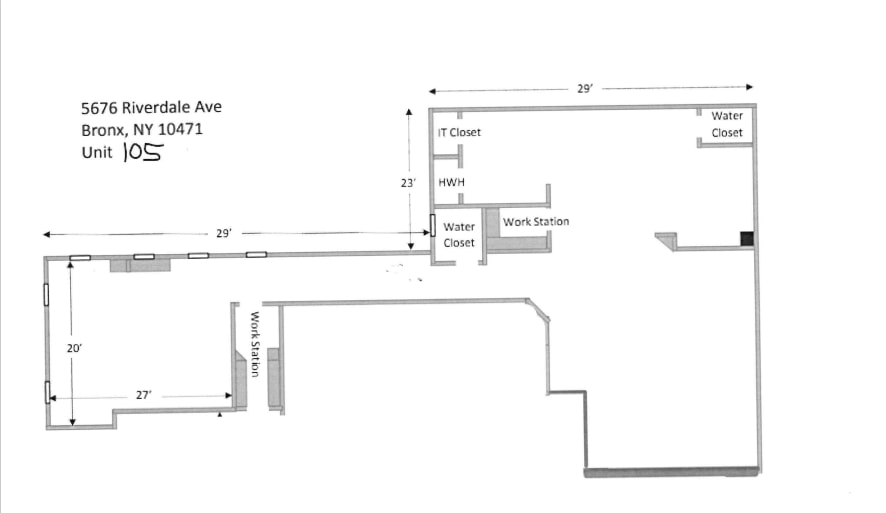 5676-5678 Riverdale Ave, Bronx, NY for lease Floor Plan- Image 1 of 1