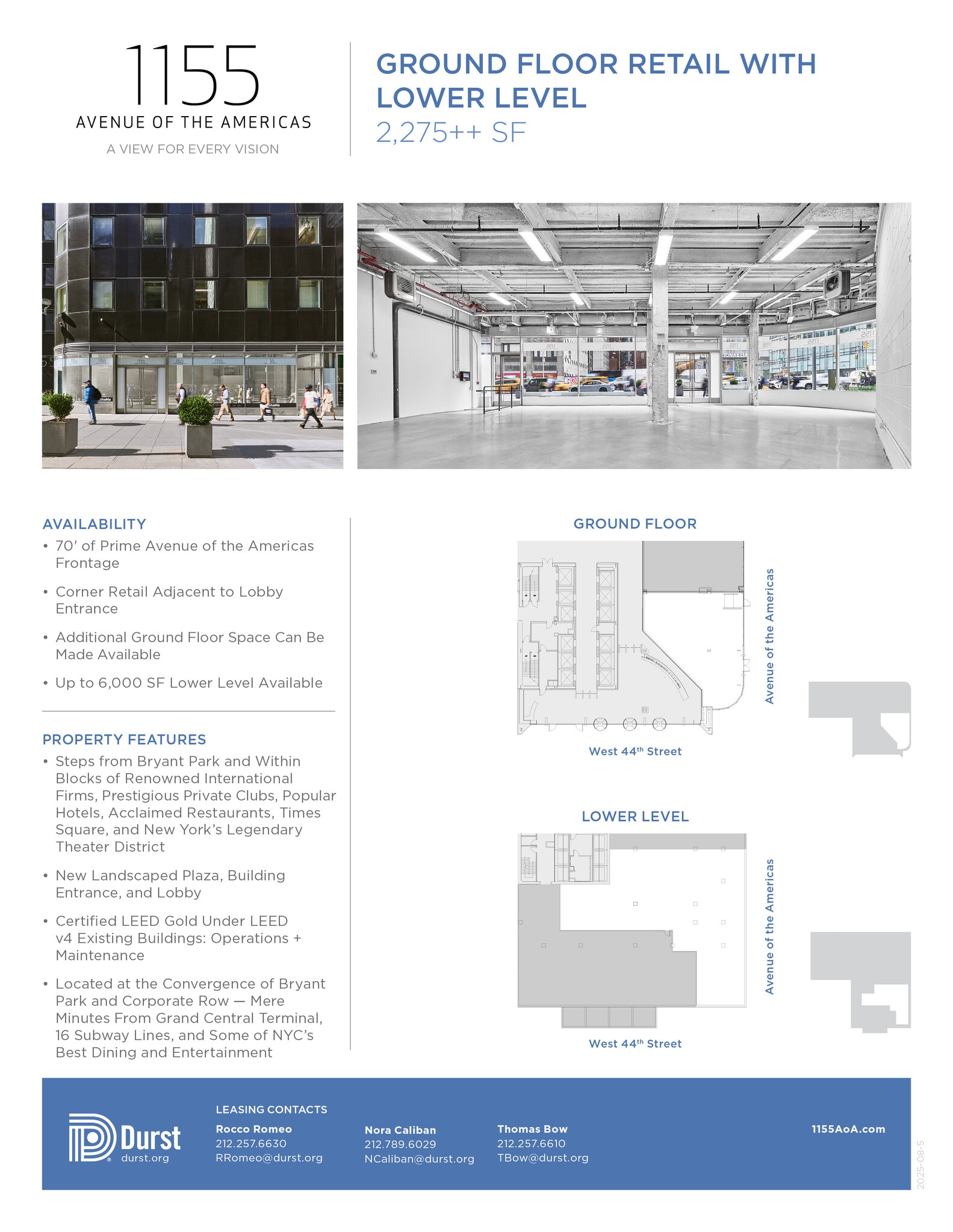 1155 Avenue of the Americas, New York, NY for lease Interior Photo- Image 1 of 1