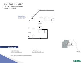 1 North Dale Mabry Hwy, Tampa, FL for lease Floor Plan- Image 1 of 1