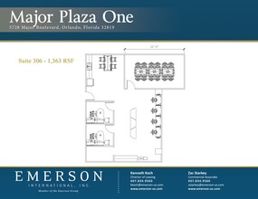 5750 Major Blvd, Orlando, FL à louer Plan de site- Image 1 de 1