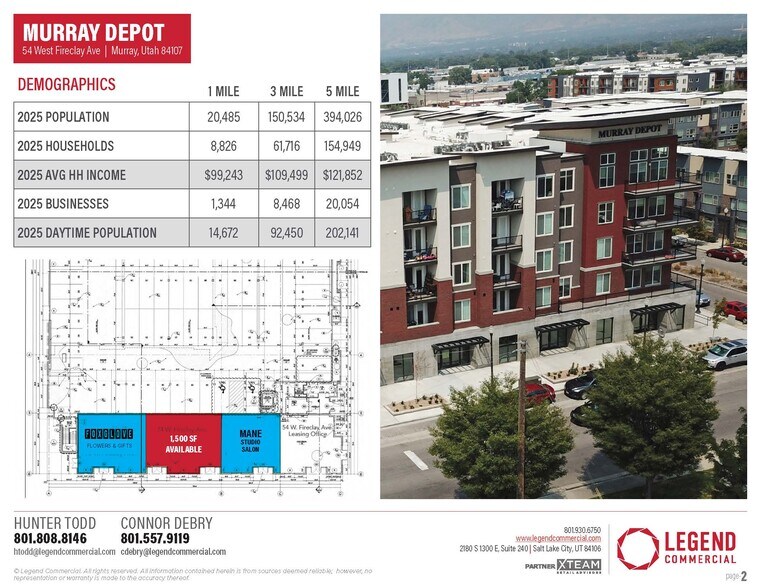 54 W Fireclay Ave, Murray, UT à louer - Photo du bâtiment - Image 2 de 9
