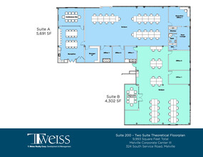 324 S Service Rd, Melville, NY à louer Plan d’étage- Image 2 de 12