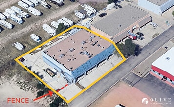 6345 E Platte Ave, Colorado Springs, CO - AERIAL  map view