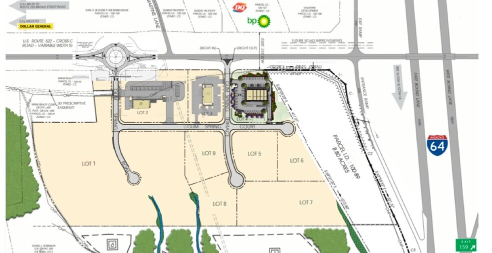 Cross Country Rd, Gum Spring, VA à vendre - Plan cadastral - Image 1 de 3