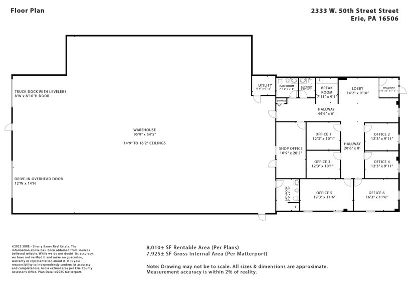 2333-2335 W 50th St, Erie, PA à louer - Plan d’étage - Image 3 de 16