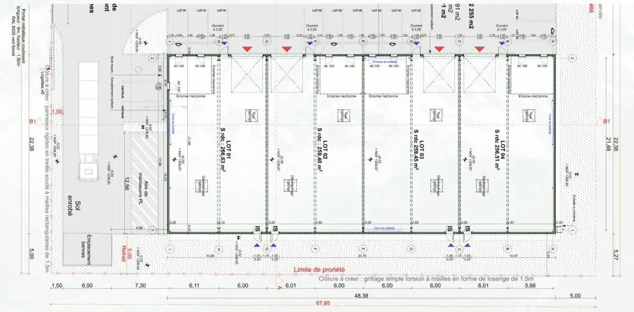 Saint-Vulbas, Ain 01150 - Unité Lot 1 -  - Plan d’étage - Image 1 of 4