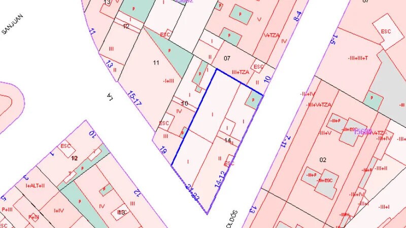 Carrer de la Garrotxa, 21-23, Barcelone, Barcelona à vendre - Plan de site - Image 1 de 1