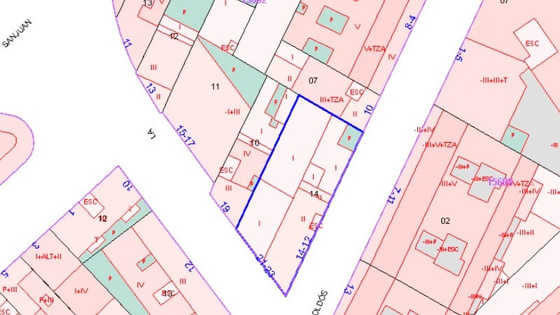 Carrer de la Garrotxa, 21-23, Barcelona, Barcelona for sale Site Plan- Image 1 of 2
