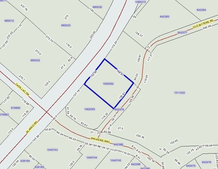 14414 Blanco Rd, San Antonio, TX à louer - Plan cadastral - Image 2 de 5