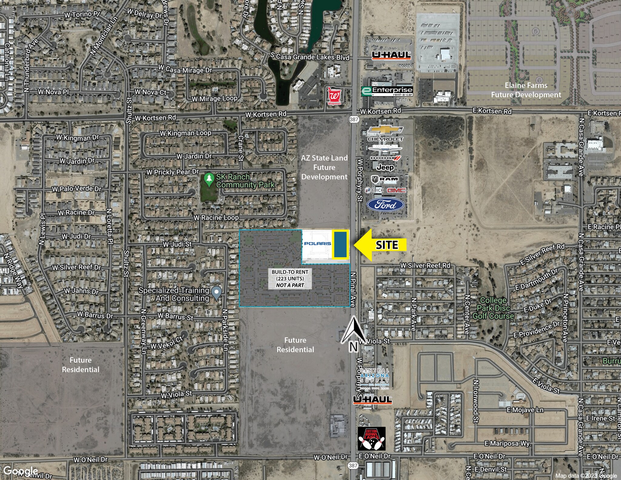 1865 N Pinal Ave, Casa Grande, AZ à vendre Aérien- Image 1 de 5