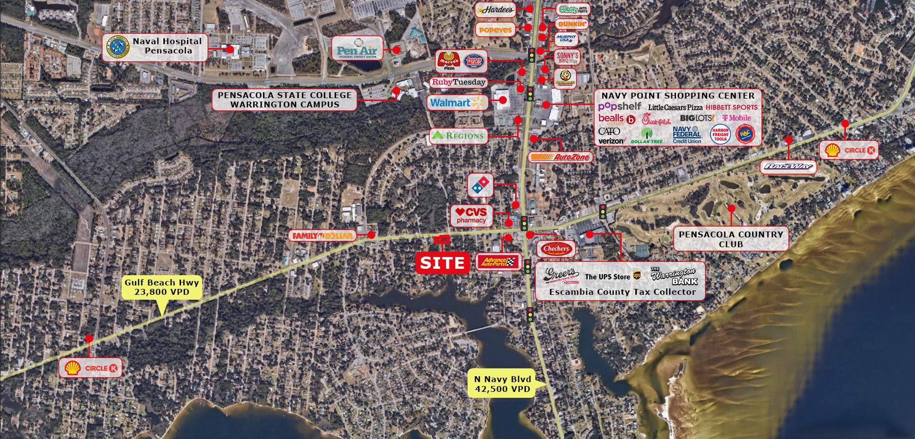 Gulf Beach Hwy, Pensacola, FL for sale Building Photo- Image 1 of 8
