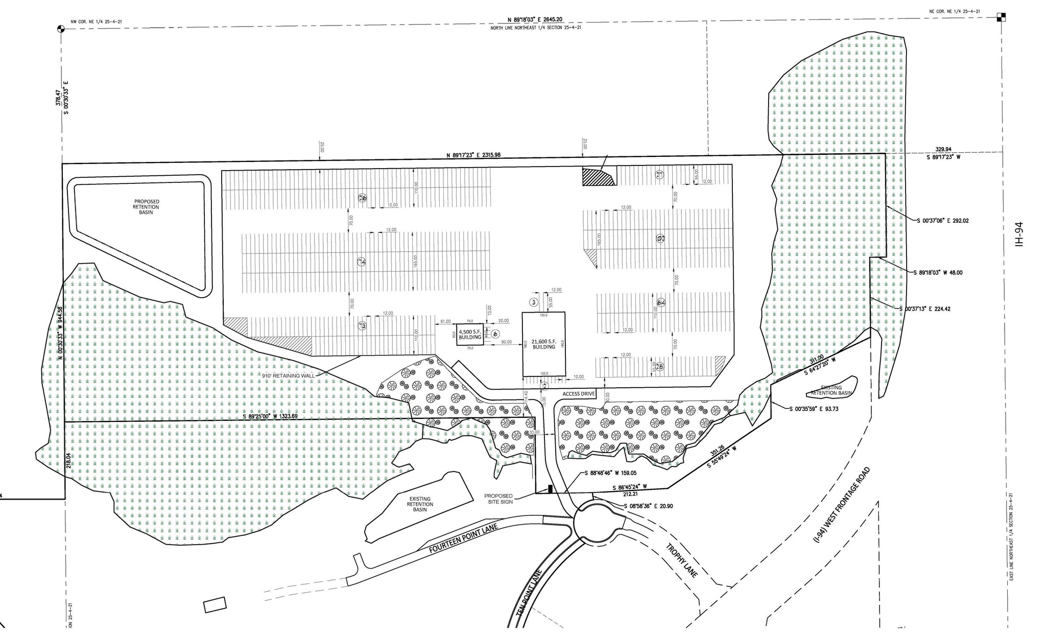 I-94 & Highway K, Franksville, WI à louer Plan de site- Image 1 de 4