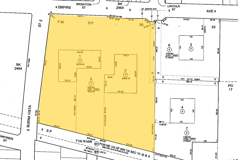 2350 Empire Ave, Burbank, CA à vendre - Plan cadastral - Image 3 de 3