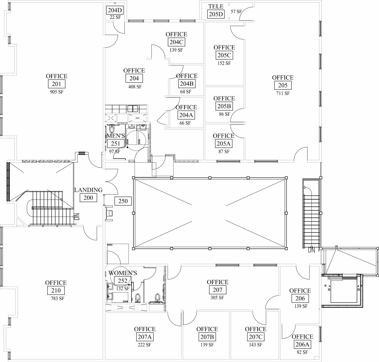 9324 Reseda Blvd, Northridge, CA à louer Plan d’étage- Image 1 de 1
